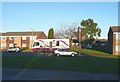 Mobile library at Wensley Grove, Field Lane Estate, Rastrick