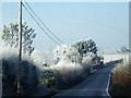 A372 between Coombe and Aller nr Langport Somerset