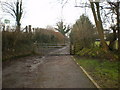 Gate at the end of Neddy Lane