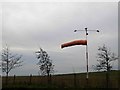 Windsock on the perimeter of Sheffield City Airport