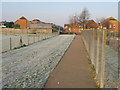 Path to Centenary Gardens past the allotments