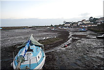 SX9780 : Cockwood Harbour at low tide (2) by N Chadwick