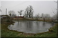 Frozen pond in Lyford