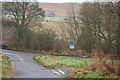 Bogindollo Road at its junction with Parkford / Justinhaugh Road