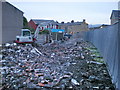 Demolition site near Milton Street