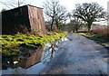 Leaning Building on Calfhay Lane