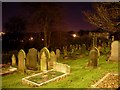 NZ2263 : Gravestones in Elswick Cemetery by Stephen Sweeney