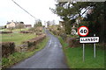 Road from the church, Llansoy