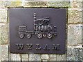NZ1066 : 'Puffing Billy' - Welcome to Wylam road sign by Andrew Curtis