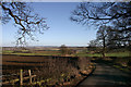 Looking East along Hoober Hall Lane