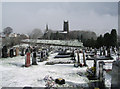 SK0043 : Cheadle Cemetery & St Giles Parish Church by Chris Brough