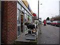 SY9893 : Upton: post office and postbox № BH16 36, Poole Road by Chris Downer