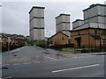 Westercommon Road flats and new housing estate in Possil Park