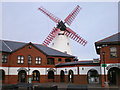 Marsh Mill and shopping arcade, Thornton