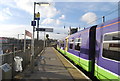 The Richmond train at Hackney Wick station