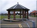 TM2145 : Bandstand at Kesgrave Community Centre by Geographer