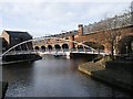 Footbridge, canals and Railway viaduct