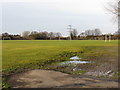 Football Pitches near the M60, Northern Moor