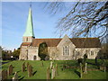 View of St John the Baptist church