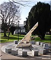 Sundial sculpture, St Austell