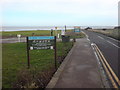 Shellness Road approaching Leysdown Coastal Park