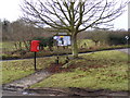 Playford Village Sign, Notice Board & The Street Postbox