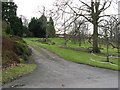 Landscaped footpath