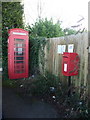ST7509 : Kingston: postbox № DT10 148 and phone box by Chris Downer