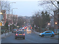 Shooters Hill Road at dusk