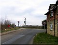 Road junction at Burley