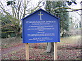 TM3183 : St.Margaret of Antioch Church Notice Board by Geographer