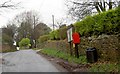 Tidenham postbox and village notice board