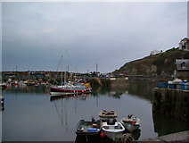 SX0144 : Inner harbour at Mevagissey by Dave Spicer