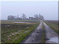 Track to a Lincolnshire farm