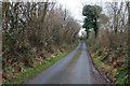 Minor road heading south from Ffaldybrenin