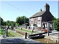 SP3097 : Atherstone Top Lock, Coventry Canal, Warwickshire by Roger  D Kidd