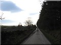 Country road leading to Wester Housebyres Farm