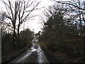 Minor road running through the tiny community at Easter Housebyres