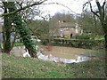 Flooded pond at Maydensole Farm