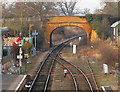 Railway looking north, Moreton in Marsh