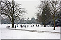 Snowball Fights in Victoria Park