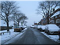 Looking westwards in Leominster Road