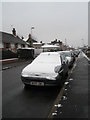 Last of the snow in Clacton Road