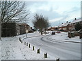 Bend at the start of Cheltenham Road