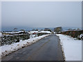 Road passing  Muirshiel Farm