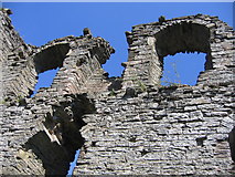 SO2980 : Ruins of Clun Castle by Jeff Buck