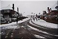 Playing in the snow, Newlands Rise