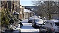 Snowfall in Rothbury High Street