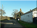 Road past Heol Las Farm, Llangan