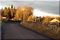 Entering Guthrie Village from the south